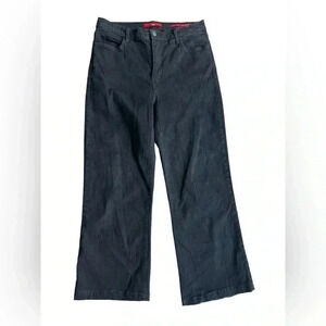 NYDJ Not Your Daughters Jeans Tummy Tuck Red Label Bootcut Black Denim Size 10